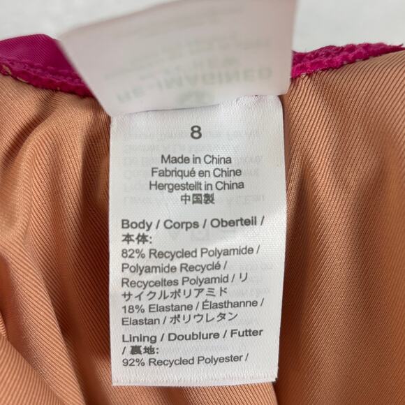 J. Crew Ruffle Scoopback One-Piece Swimsuit NWT Size 8 - Picture 5 of 5